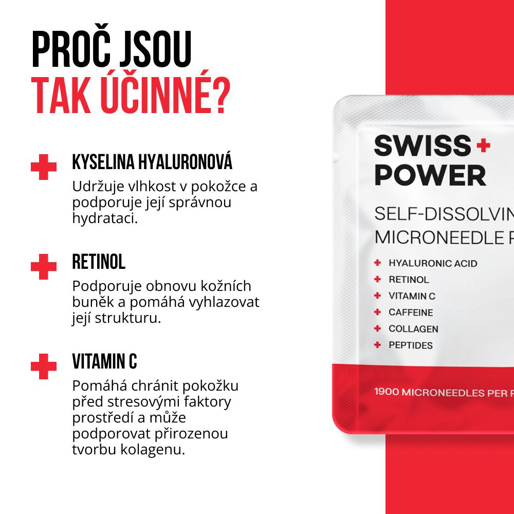 Samorozpustné mikrojehličkové náplasti